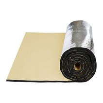 자동차 풍절음 방음 매트 스펀지 방진 패드 흡음 테이프 하수관 방음면 흡음면 알루미늄 호일 사운드 데드너, 브라운, CN