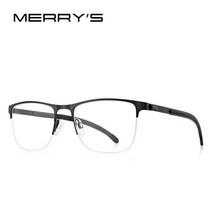 연예인 반무테 금테 반뿔테 대두 성시경 하정우 안경테 티타늄 합금 광학 하프 초경량 스퀘어 S2363