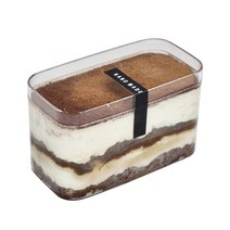 PS013직사각(중) 보틀케이크용기60개 티라미수용기 카페디저트포장케이스 떠먹는케익쿠키통 투명사각 사탕통 티라미수케이스 보틀케이크케이스 티라미수포장 케이크보관함 도시락케이크상자