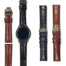 굿앤굿 교체 반자동 디버클 가죽 시계밴드 18 20 22mm