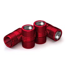 대부분의 자동차 액세서리에 맞는 타이어 밸브 스템 캡 4개. 에어 볼보 S90 S60 XC60 XC40 XC90 V40 V60 S80 트럭 SUV 휠 적합 블랙, Red, 4개