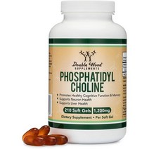 더블우드 포스파티딜 콜린 1200mg 소프트젤, 210개입, 1개