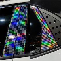 [AM] 그랜드카니발 레이저카본홀로그램 BC필러 데칼스티커