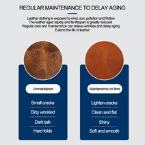 Leather Cleaner And Conditioner 50ml Spray Restores Surfaces For Furniture Car Seats Shoes Bags, 한개옵션0