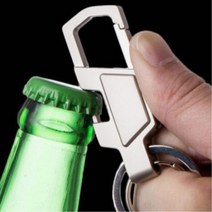 캠핑카 멀티 오프너+후레시+벨트걸이 차열쇠고리 키링 타키커버 스마트키집 고급진, 골드