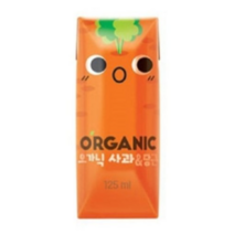 오가닉 크니쁘니 사과 & 당근 주스 125ml, 100%유기농 사과&당근, 24개
