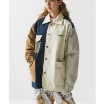 비에스래빗 로고 카라 면 베이직 자켓 재킷 믹스