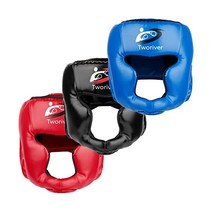복싱 헤드기어 사이즈 어린이 PU 가죽 헤드가드 MMA UFC, Blue