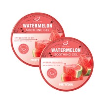 프리티스킨 수박 수딩 젤 300ml 1+1 쿨링감 피부진정