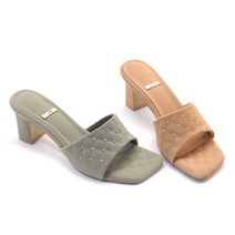 [SAERA] 세라구두 (여성화)22SS S22M016 데일리 퀄팅뮬 6CM