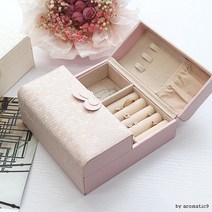 웨딩주얼리보관용 예쁜악세사리함 신혼부부 안방 1주년선물 예물함 팔찌 자개함 옷방