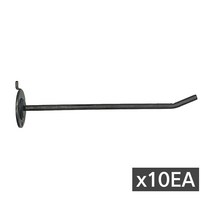 JNCP 타공판 일선후크x10EA, 블랙(15cm), 1개