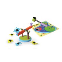 키드짐 개구리 자치기 놀이완구, (1개입)