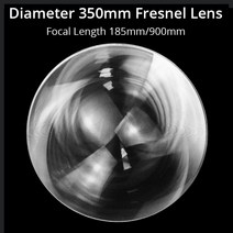 측정공구 350mm 대형 광학 PMMA 프레 넬 렌즈 초점 거리 185mm 900mm 태양 집중 장치 플라스틱 확대경, [01] 350mm, [02] 900mm, [01] 2MM
