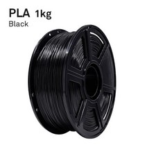 Flashforge 1kg PLA 필라멘트 3d 프린터 용 냄새 안전 용품 없음 1.75mm FDM Aquila Ender 3 V2 Mega S, 1kg black, [11] 1kg black