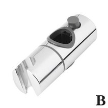 18-25mm/22cm 핸드 샤워 브라켓 abs에 적합 사이즈 조절 레일 헤드 슬라이더 홀더 크롬 도금 공구, 옵션_B, [02] B