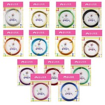 [문구조아] 유니아트 1000 내가 만드는 공예 철사 1.5mm 은색, 10개
