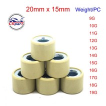 pcx150 혼다 호환 부품 20x15 9G 10G 11G 12G 13G 14G 15G 16G 17G 18G Variator Roller For CH-125 150 혼, 02 14G