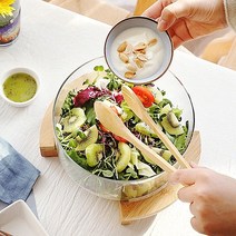집게포함 우드 샐러드보울