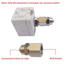 고정밀 디지털 압력 스위치 RS485 센서 PLC 제어 모드버스 통신 송신기 게이지, 06 6mm adapter