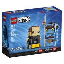 레고 40554 LEGO 브릭헤즈 아바타 제이크 설리와 그의 아바타, 혼합색상