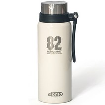 도모 엑티브 스포츠 보온보냉 텀블러 650ml, 화이트
