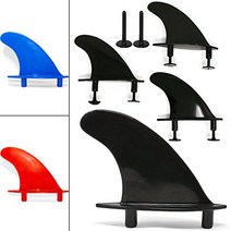 Universal Soft Top Surfboard Fins - Safe Round - Edged Fins for Foam Surf Boards null, Universal Soft-Top Surfboard F, Black