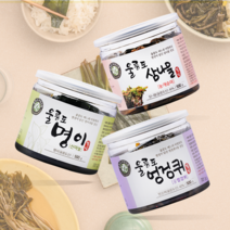 울릉도 3종 장아찌 명이나물 산나물 눈개승마 물엉겅퀴 장아찌 절임 500g, 파우치500g
