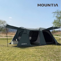 마운티아 포레스트 돔텐트 6-7인용/거실형 텐트 캠핑, 마운티아 포레스트 돔 텐트(카키블랙), 선택완료