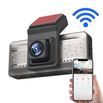 자동차 블랙박스 HD 1080P 듀얼 렌즈 대시 캠 와이파이 나이트 비전 G-센서 루프 녹화 Dvr 카메라와 비디, With WIFI_아무도, 01 3 inch without WIFI_03 아무도