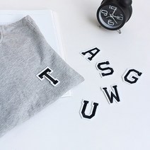 레터링 알파벳 와펜 패치(28type), E