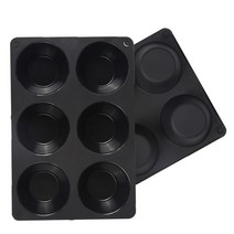 머핀틀 식빵틀 파운드케이크틀 에그타르트틀 6컵 실리콘 머핀 팬 비 스틱 케이크 금형 타트 계란에 대 한