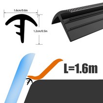 흡음재 자동차 풍절음 몰딩 천정 스피커 패널 1.6M 범용 탄소 섬유 대시 보드 고무 씰링 스트립 도구 자동, 한개옵션0