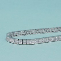 [스몰굿띵] 스퀘어 테니스팔찌 3mm 큐빅지르코니아