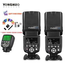 YONGNUO YN560 IV YN-560 IV 560IV 2.4G 무선 플래시 스피드라이트캐논 6D 7D 60D 70D 니콘용 라디오 마스터 모드 포함, 옵션 3