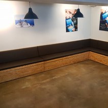 화성 붙박이쇼파 제작 벽의자 파는곳 완제품소파 추천, 밝은 프레임, DS 159(라이트그린)