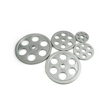 6홀 중량 주물원판 20kg 2장 1세트 I 바벨원판 중량원판, 1개