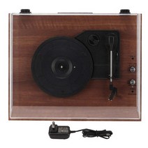 텐테이블 블루투스 5.0 비닐 레코드 플레이어 레트로 3 속도 스테레오 휴대용 턴테이블 100 ‑ 240V hot, 03 US