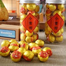소청 감 보이차 운남 궁정 숙 찻잎 진피 감 보 차 신 회 청피 귤 보 차 캔 선물500g 감보차 신회감 보이차, 500g