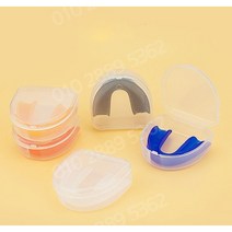 잠잘때 코골이 마우스피스 이갈이 나이트 수면 방지 가드 1개, 검은색