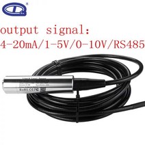 누수탐지기 수중 액체 레벨 트랜스미터 물 탱크 센서 변환기 QDY30A 4-20mA RS485, 10m range 10m cable, 0-3.3V output DC5V