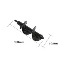 농기구 농장 정원 과일 나무 묘목 도구 장비 garden auger 나선형 드릴 비트 roto flower planter bulb hex shaft drill auger 침구, 30cm x8cm