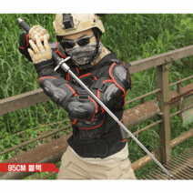 남자 경량 삼단봉 호신용 3단봉 경찰 진압봉 보안용품 호신용품 호신봉 호신용봉 65cm 75cm 95cm, 1개, 95cm/블랙(고급오일 추가 무료증정)