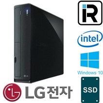 LG 중고 컴퓨터 사무용 슬림 데스크탑 PC 본체 I5 4570 8G 240G GT620 윈10