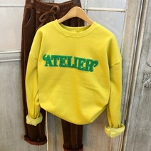 이힝 루즈핏 기모 뽀송 레터링맨투맨 겨울 맨투맨