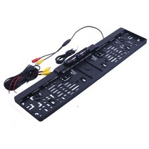 후방카메라 룸미러후방카메라 화물차후방카메라 Parktronic-EU 자동차 번호판 프레임 후면보기 카메라 HD 나이트 비전 4 IR 라이트, A