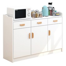 탕비실 가정용 사무실 원목 수납장 정수기 전자레인지 커피머신 선반 캐비닛, J.60 (두께 12mm)