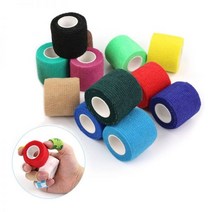 스포츠테이핑 테이핑테이프 애완 동물 상처 케어 붕대 12 팩 자, 12Pcs Random Color