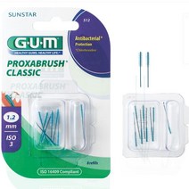 GUM 검 605 치간칫솔 리필 8개입 512, 1개 단품, 1개