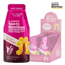 코오롱 스포츠뉴트리션 퍼펙트 파워젤(스포츠 에너지젤) 꿀홍삼맛 24팩 (마라톤 자전거 수영 철인3종 운동 보충제), 단품, 단품